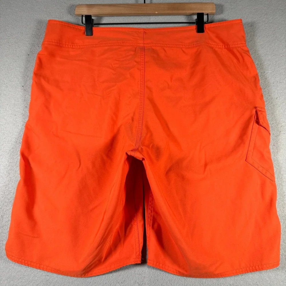 The North Face Mens Orange‎ Board Shorts Swim Trunks Size 38 A1YJ S13